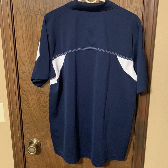 Adidas Large Navy & White Polo - Picture 6 of 9